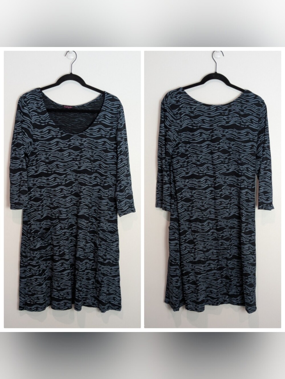 Fresh Produce Knee Length Printed Dress Size M Cotton